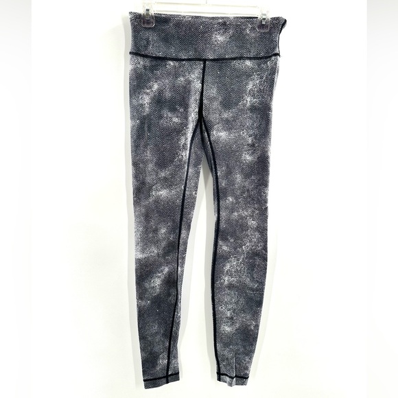 Lululemon Wunder Under Pant III Black & White Leggings - Picture 1 of 5